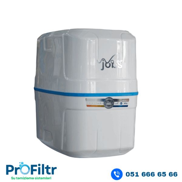 6 Filtrli WaterJobs Su Filtri – 2.2 Galon Nasoslu, RO Texnologiyalı, Təmiz və Sağlam Su üçün